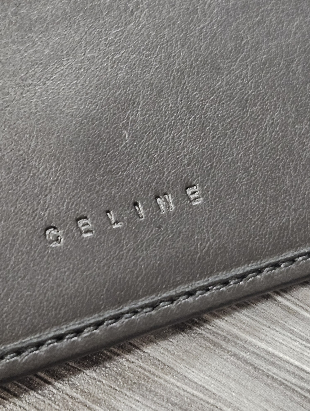 CELINE Portafogli Macadam Blasone Patent Leather Wallet Trifold In Original Box - Picture 9 of 16